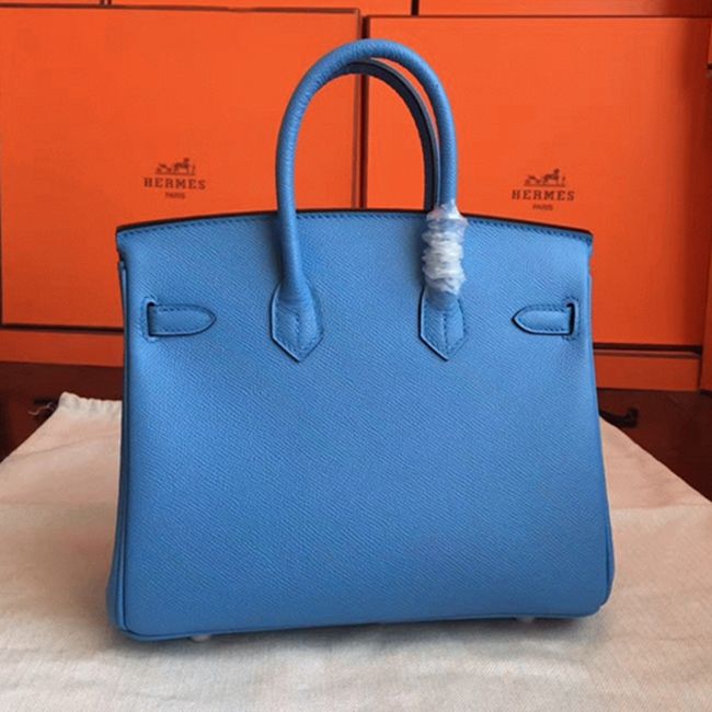 High-End Faux Blue Paradiso Hermes Birkin 25cm Purse