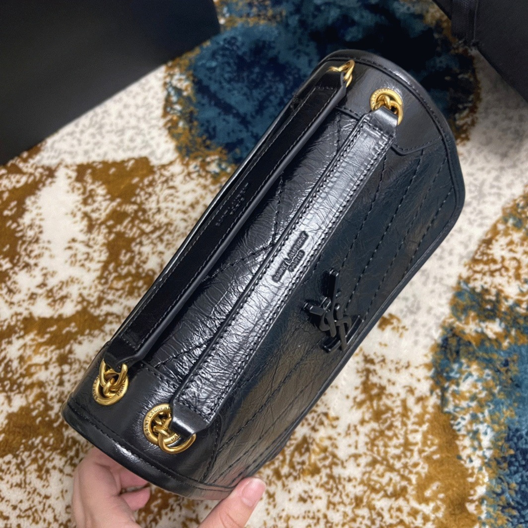 Replica Saint Laurent Niki Baby Chain Bag Black