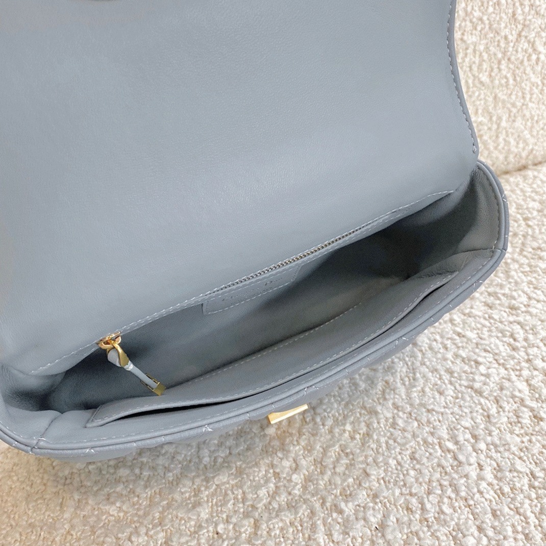 Dior Caro Small Bag Fake in Cloud Blue