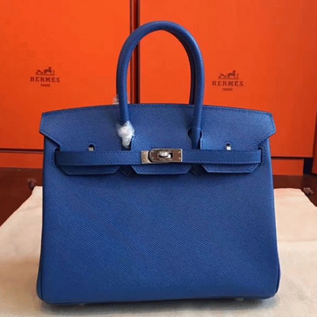 High-Grade Replica Hermes Birkin 25cm in Blue