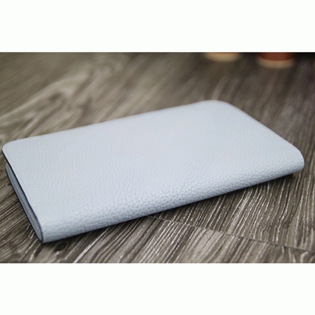 Blue lin best replica Hermes Dogon combine wallet