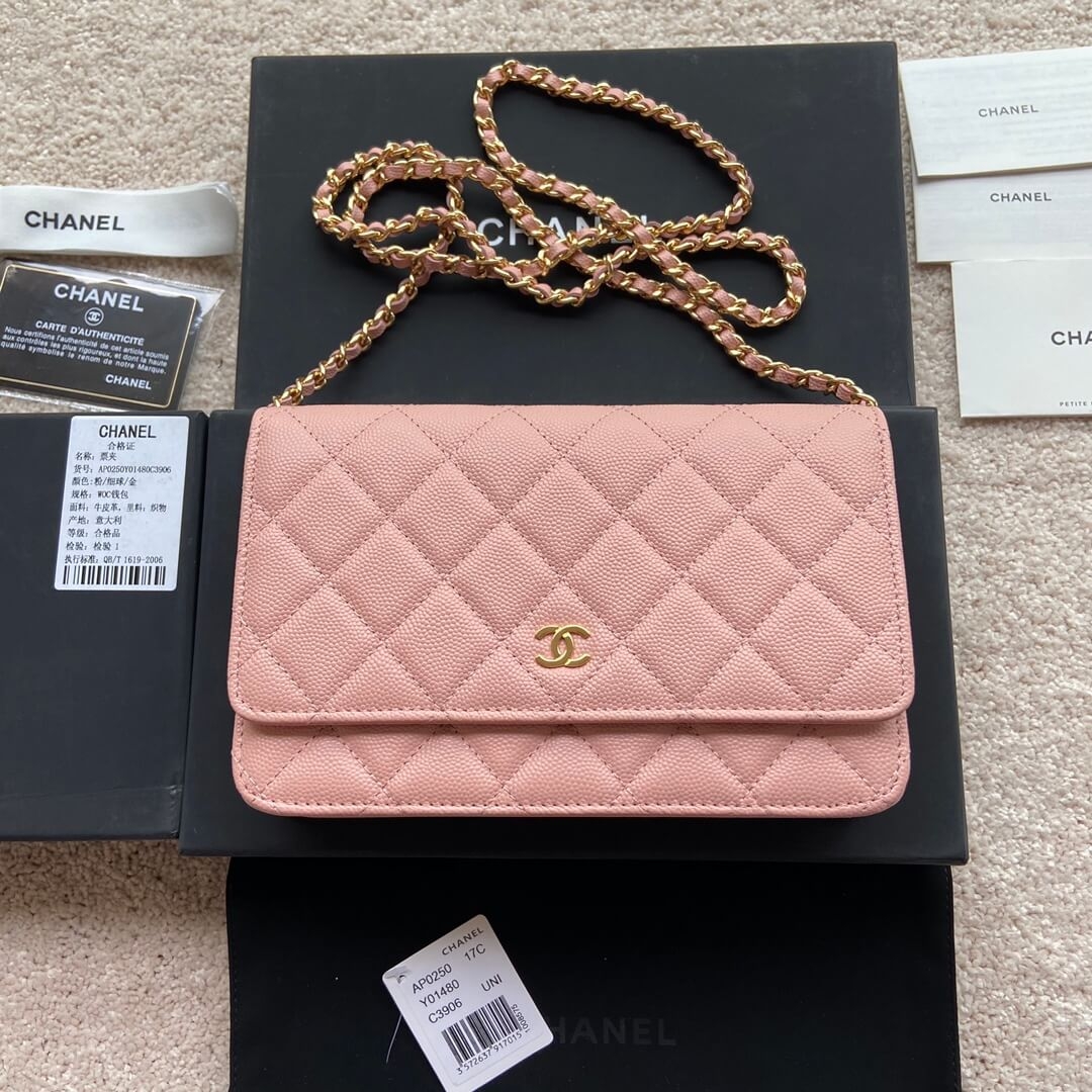 Chanel classic chain wallet(high-end grade)
