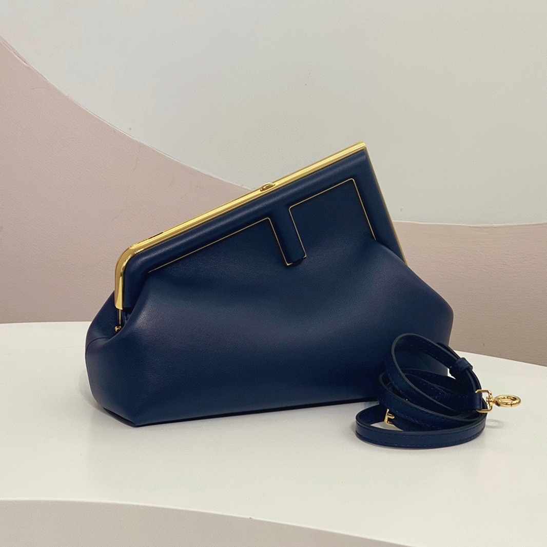 Top Quality Replica Fendi First Small Bag In Dark Blue