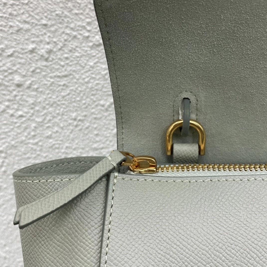 Celine Belt Nano Bag Imitation in Vert D eau