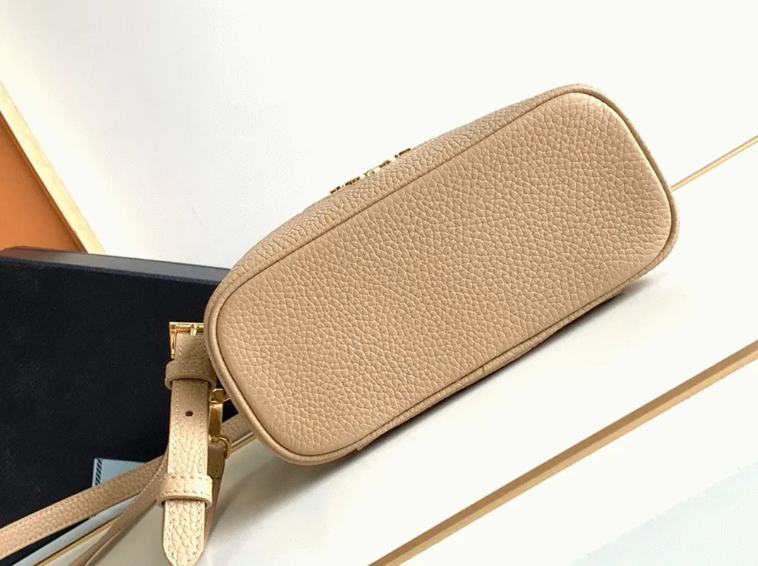 Prada Mini Vanity Bag Fake in Sand Beige