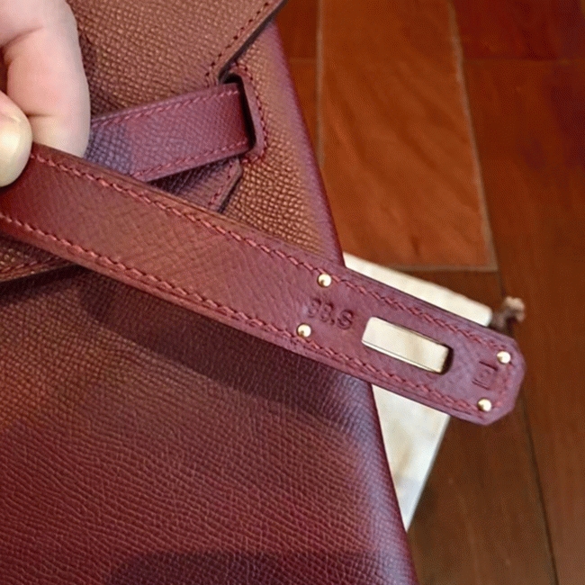 Bordeaux Imitation Copy Hermes Birkin 40cm Handbag