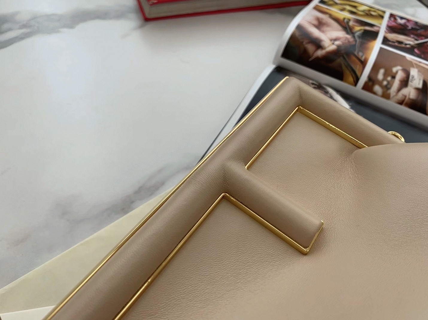 Top Quality Knockoff Fendi First Small Bag In Beige