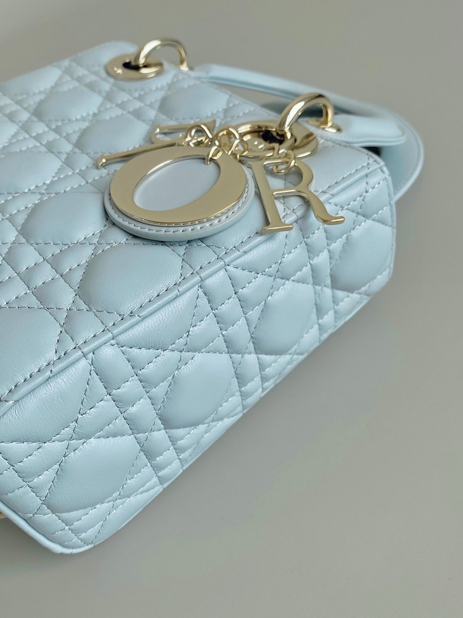Dior Small Lady Dior My ABCDior Bag Replica in Placid Blue
