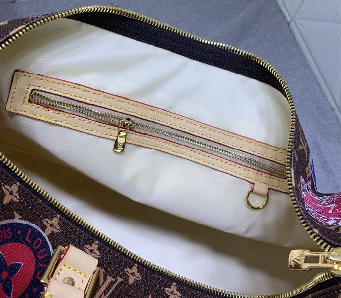 Louis Vuitton Flight Mode Monogram Canvas Keepall Bandouliere 45 Travel Bag