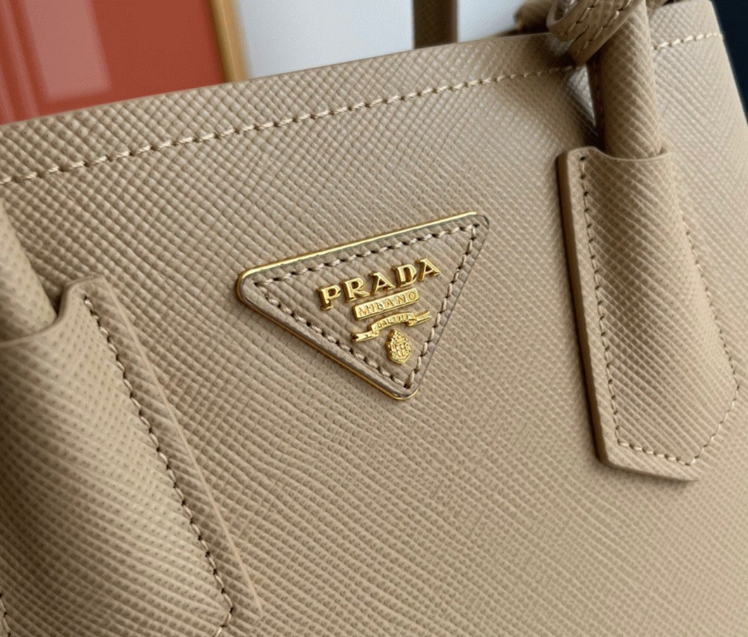 Beige Prada Double Mini Bag Fake