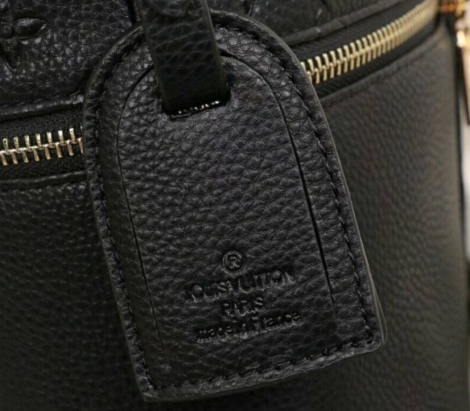 LV Monogram Empreinte Melie Hobo In Black