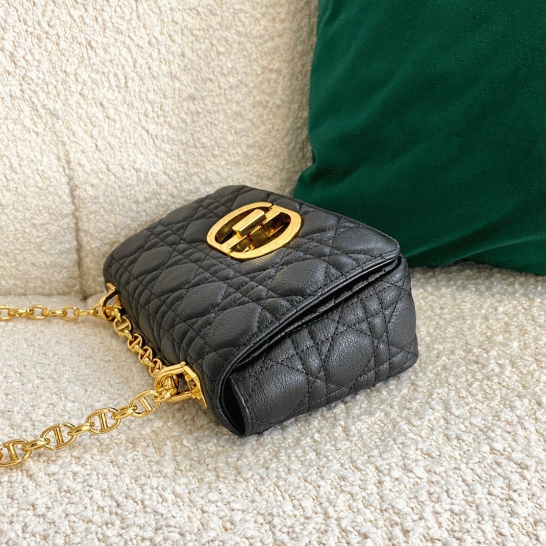 Dior Caro Small Bag Imitation in Black