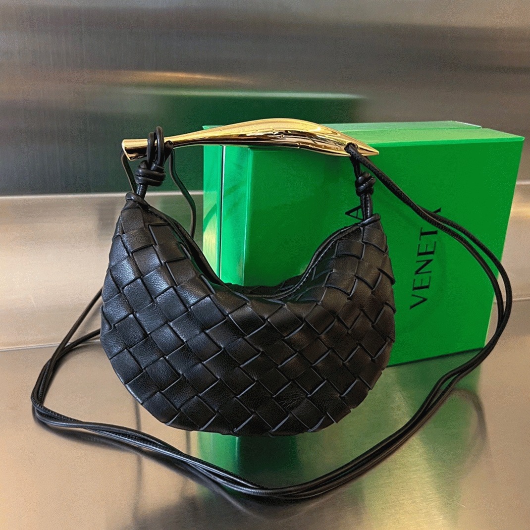 Replica Bottega Veneta Sardine Mini Bag Black