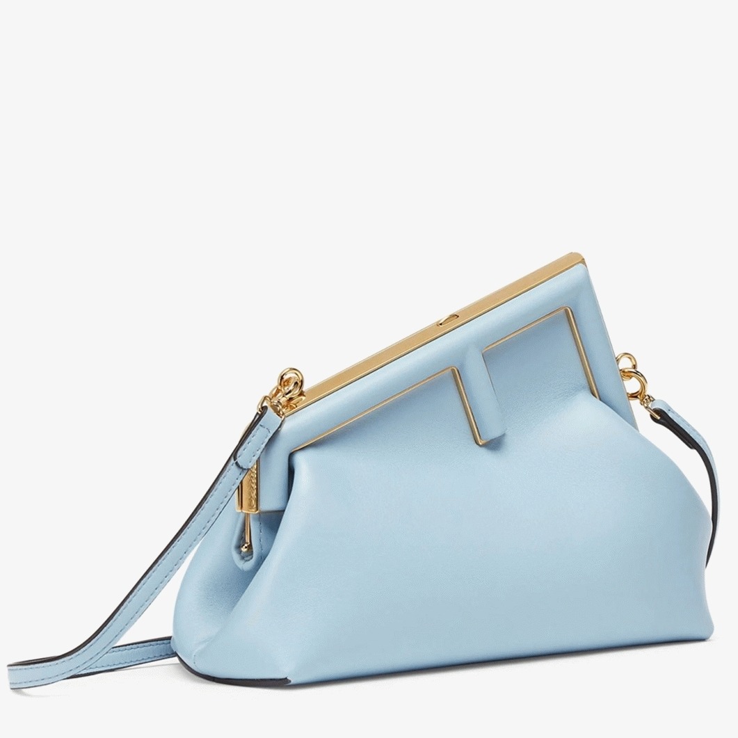 Top Quality Fake Fendi First Small Bag In Light Blue