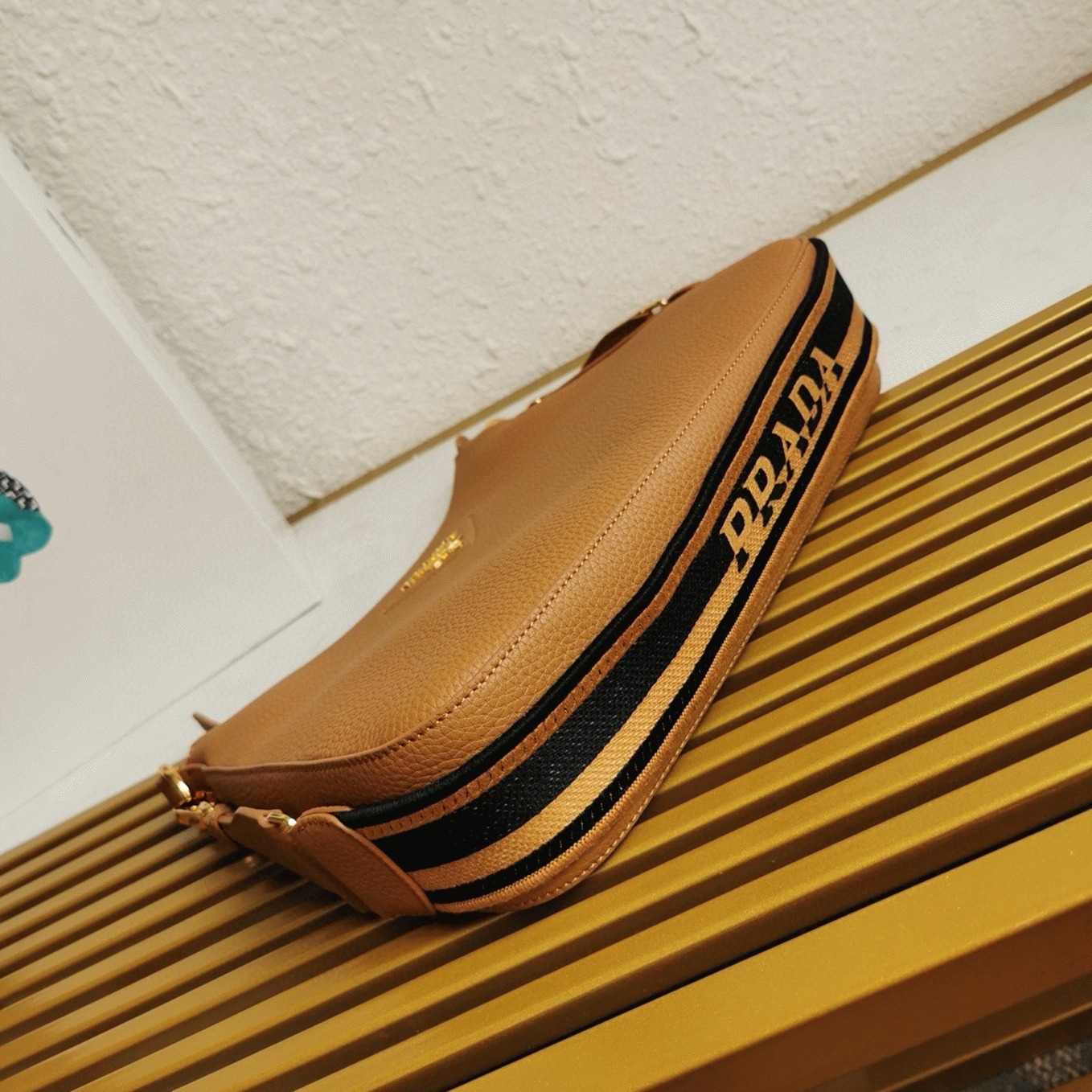 Designer Prada Shoulder Bag Replica in Brown
