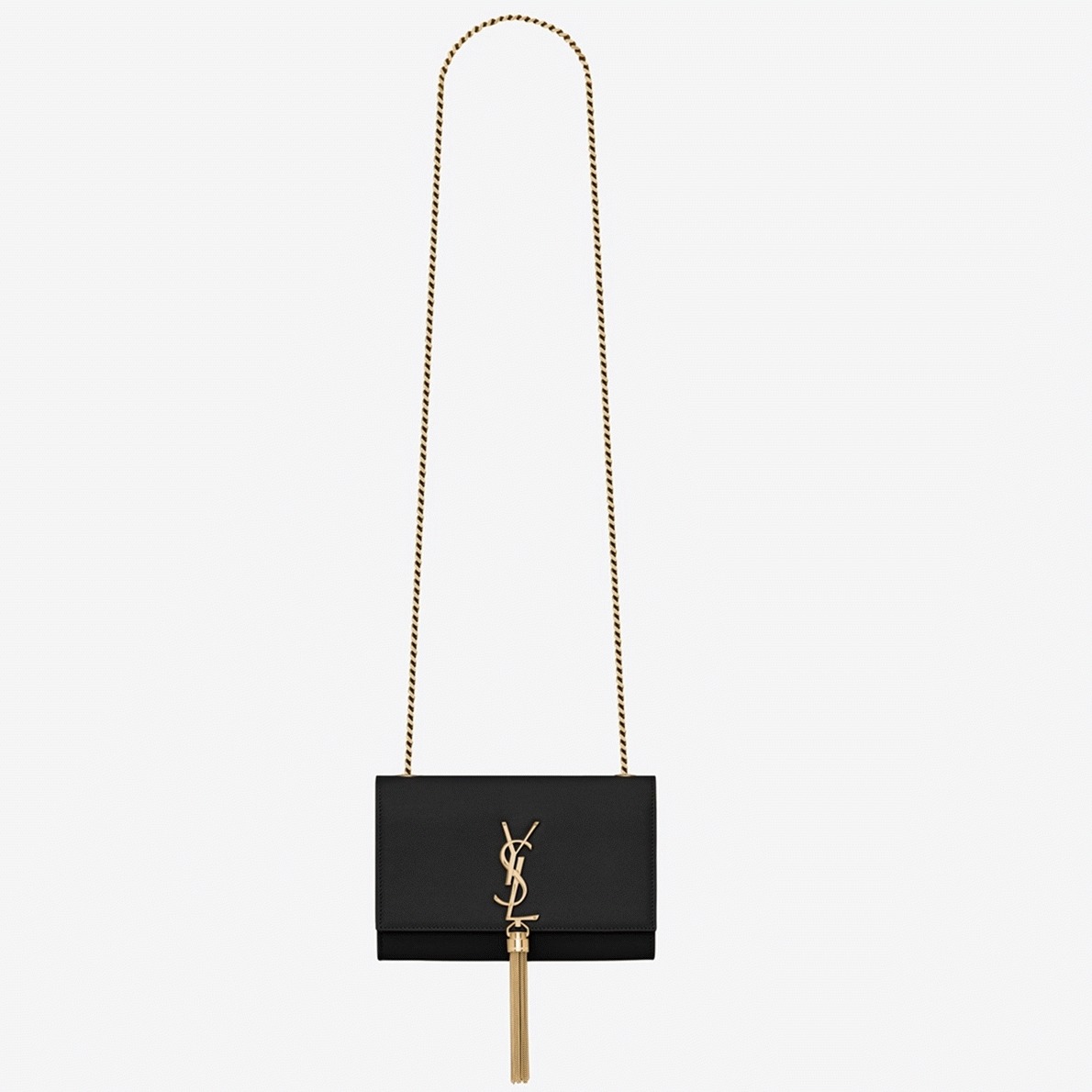 Fake Saint Laurent Kate Small Tassel Bag Black