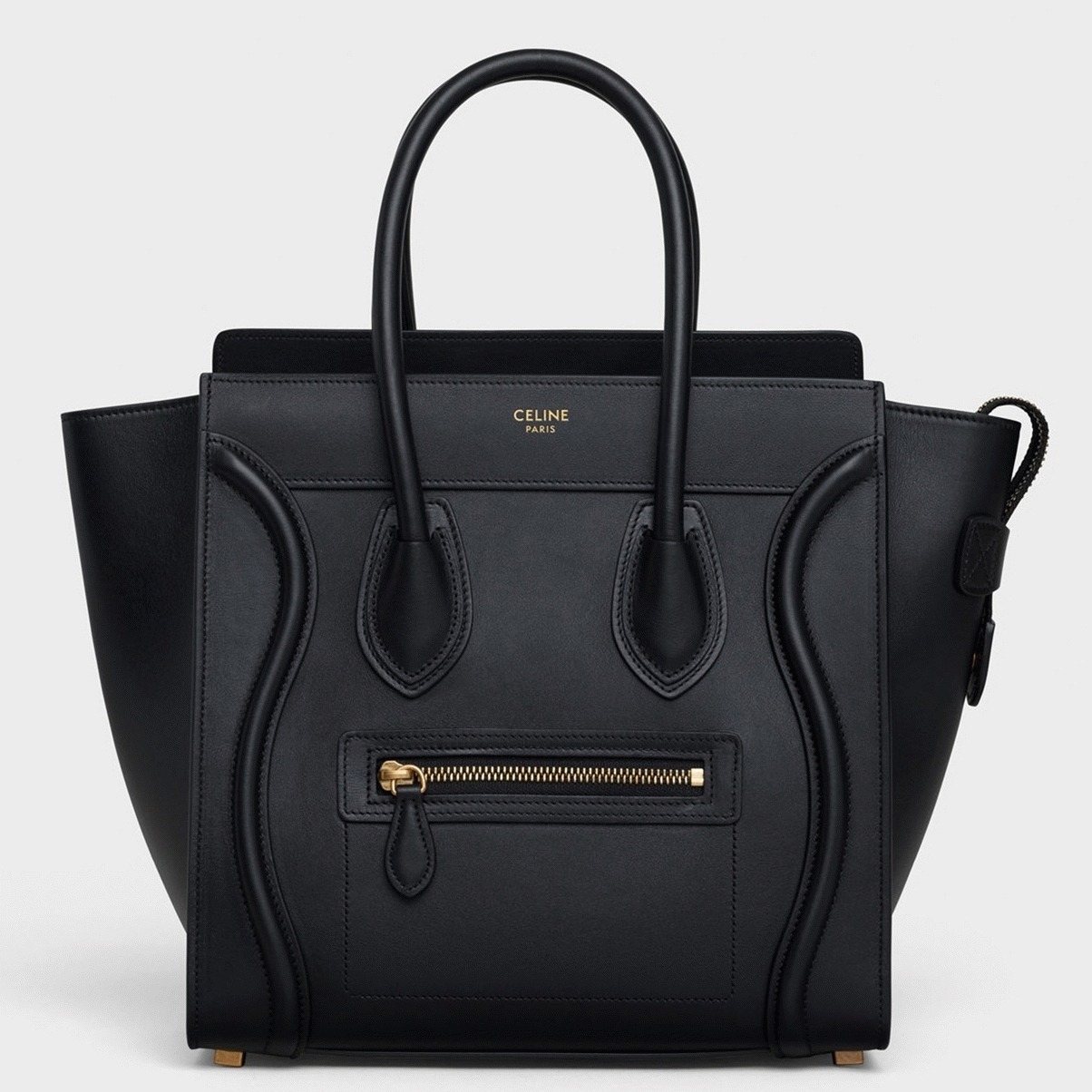 Celine Micro Luggage Tote Bag Replica in Black