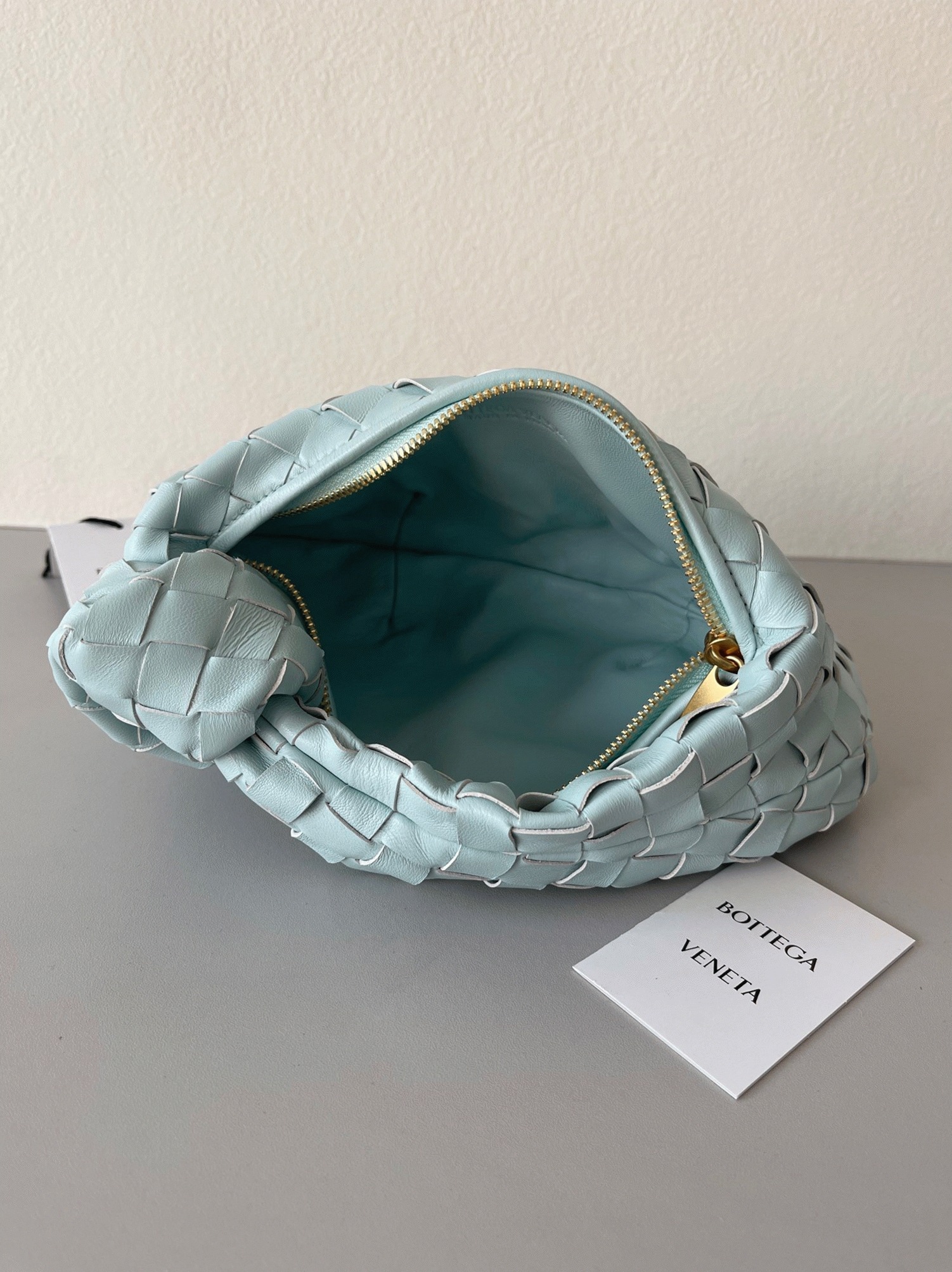 Fake Bottega Veneta BV Jodie Mini Bag Teal Washed