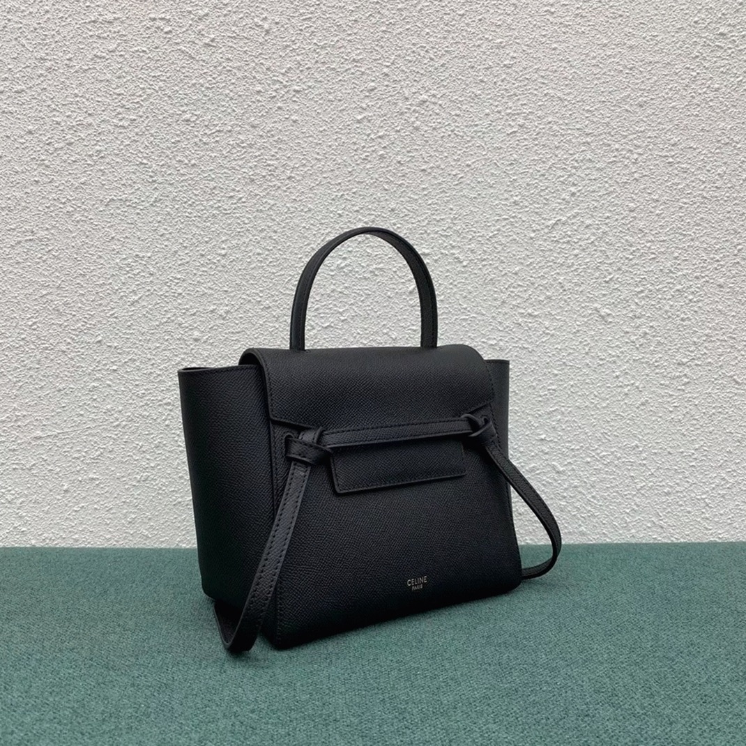 Celine Belt Nano Bag Replica in Black