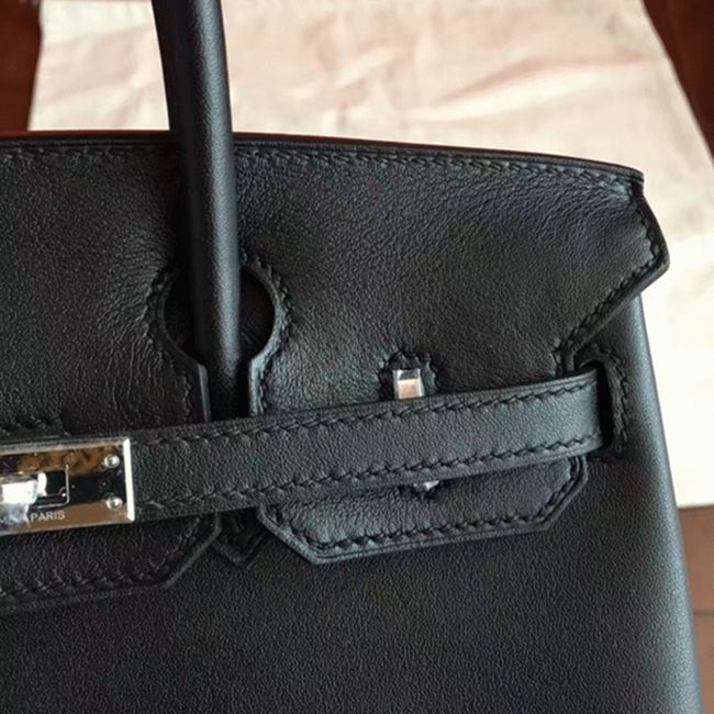 Black Hermes Birkin 25cm Superior Replica