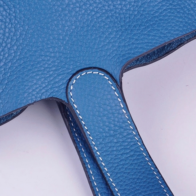 Blue replica Hermes Picotin Lock handbag