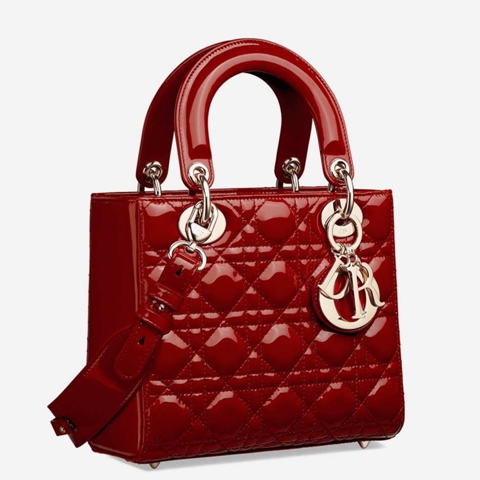Dior Small Lady Dior My ABCDior Bag Fake in Red