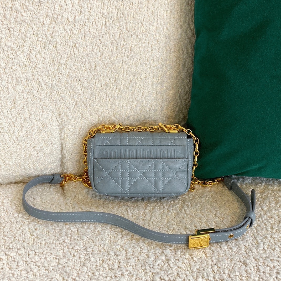 Dior Caro Micro Bag Replica in Blue