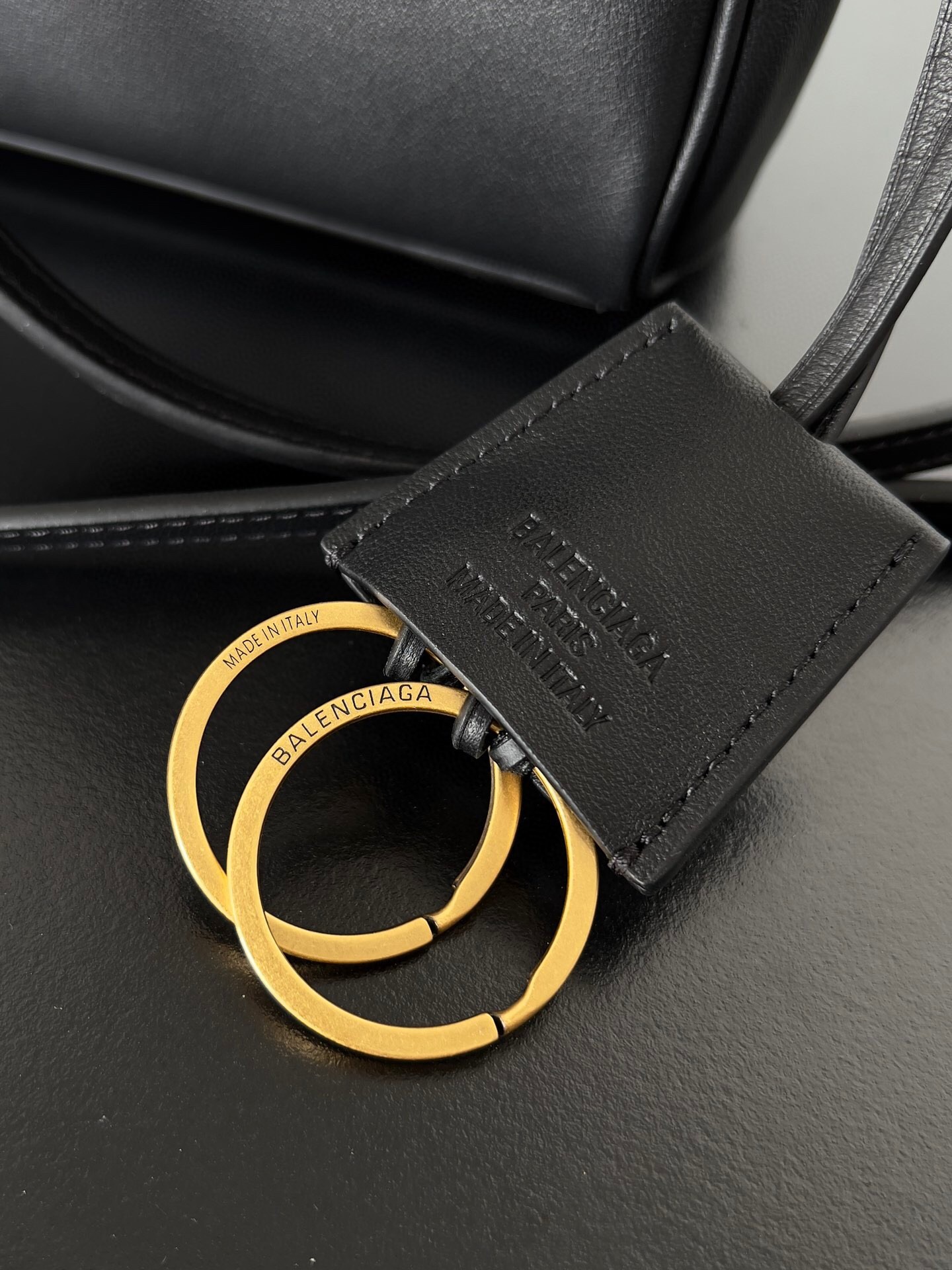 Knockoff Balenciaga Rodeo Mini Bag Black Calfskin