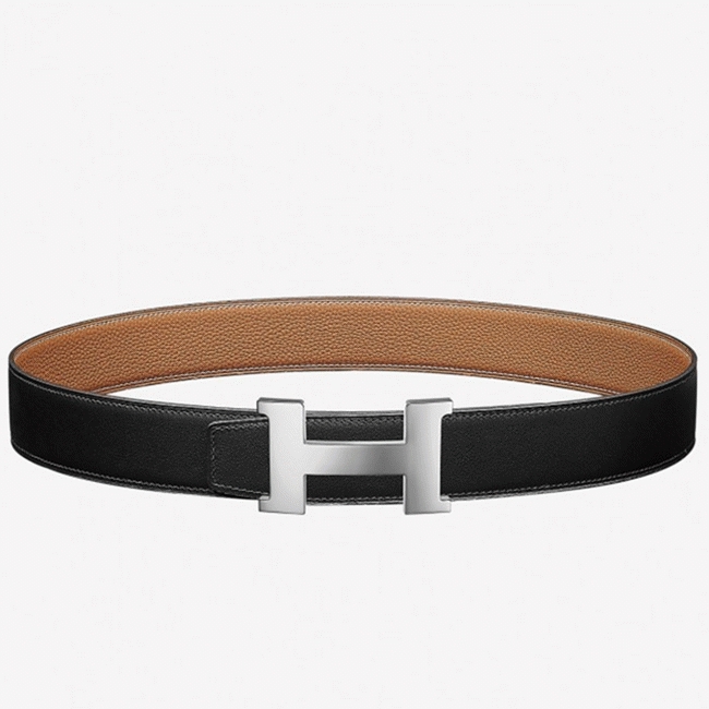 1:1 knockoff Hermes Constance belt buckle in brown shade