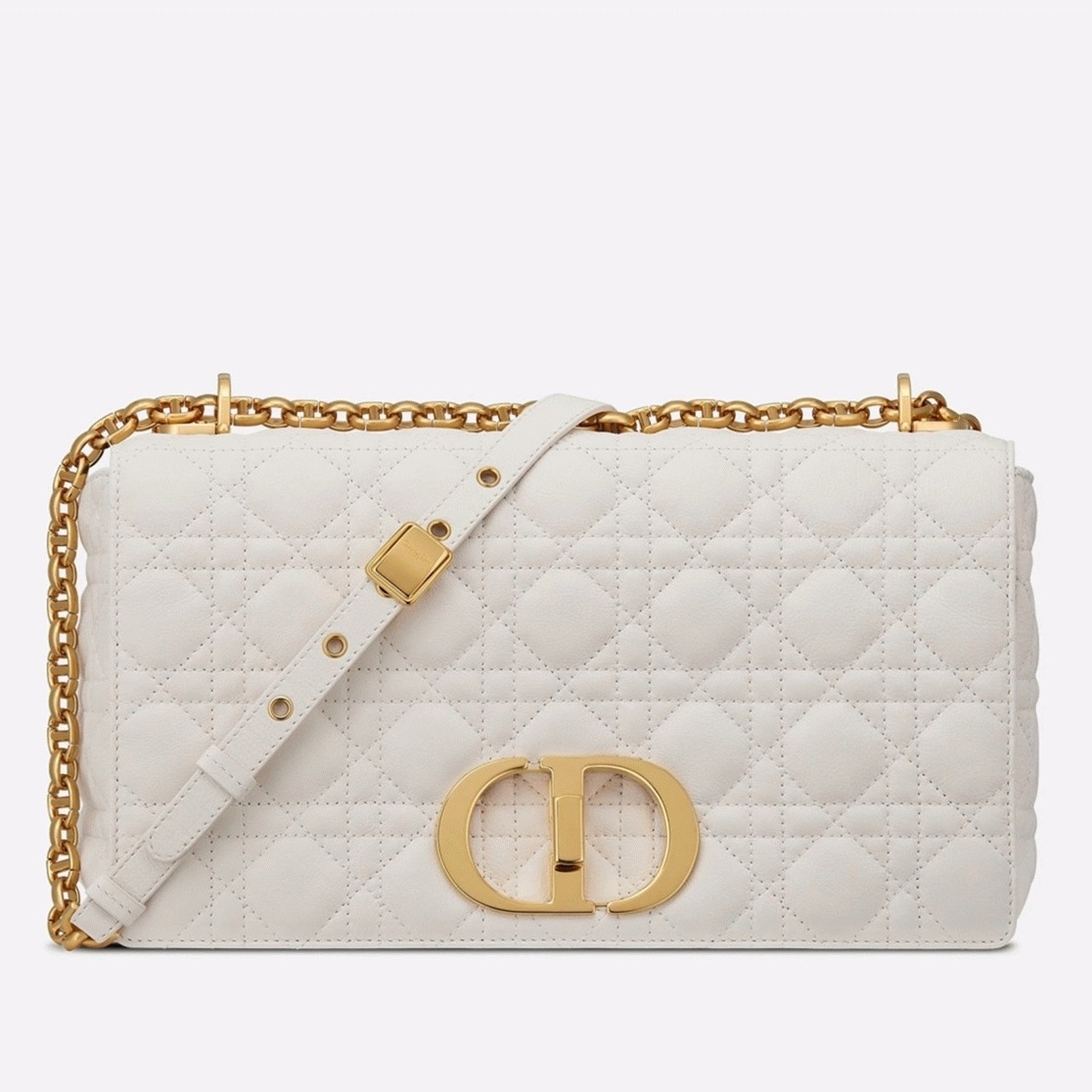 Dior Caro Large Bag Replica in White