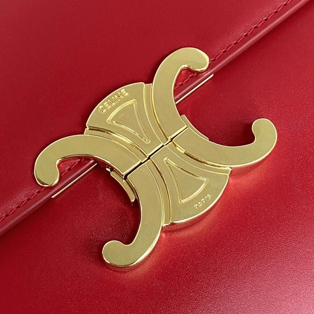 Top Quality Fake Celine Triomphe Large Bag In Red