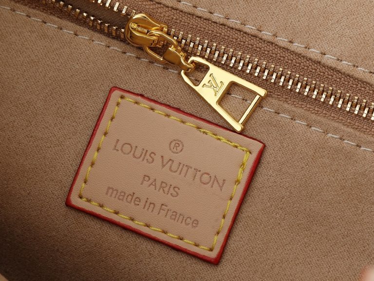 LV X TM Monogram Cherry Canvas Onthego MM In White Style 2