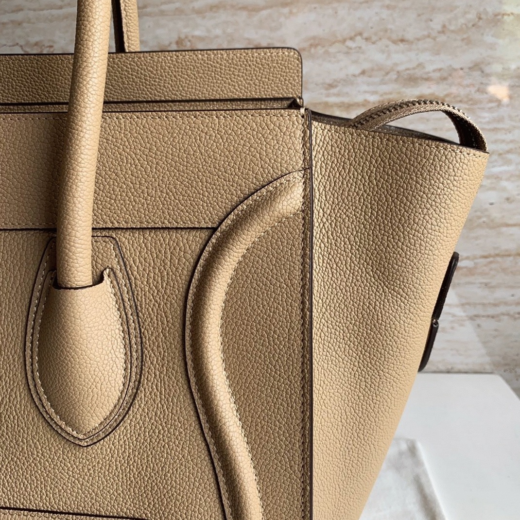 Celine Mini Luggage Tote Bag Replica in Dune