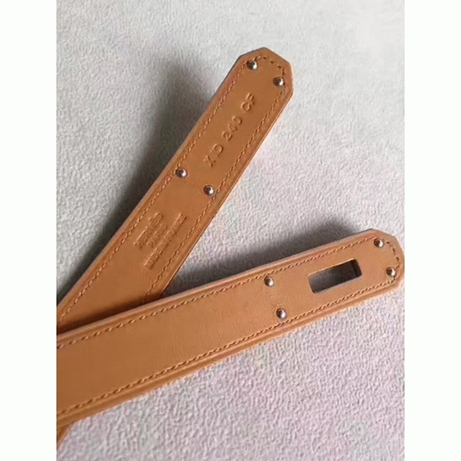 Etoupe epsom fake designer Hermes Kelly belt