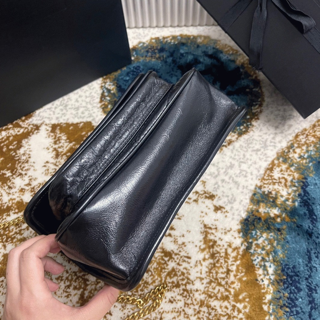 Replica Saint Laurent Niki Baby Chain Bag Black
