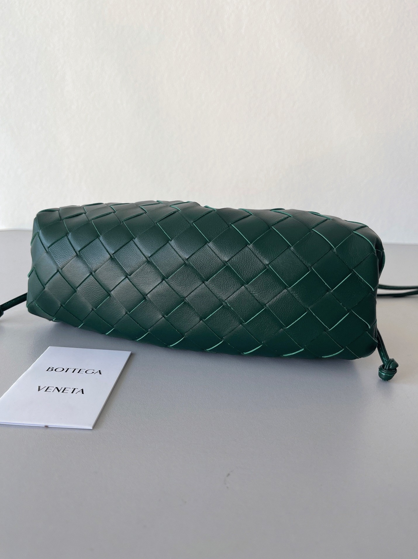 Knockoff Bottega Veneta Mini Pouch with Strap Raintree