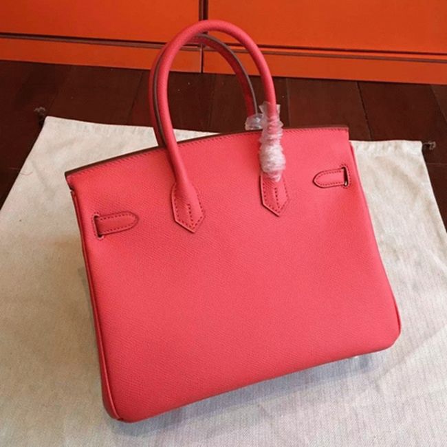 Rose Red Hermes Birkin 25cm AAA Imitation