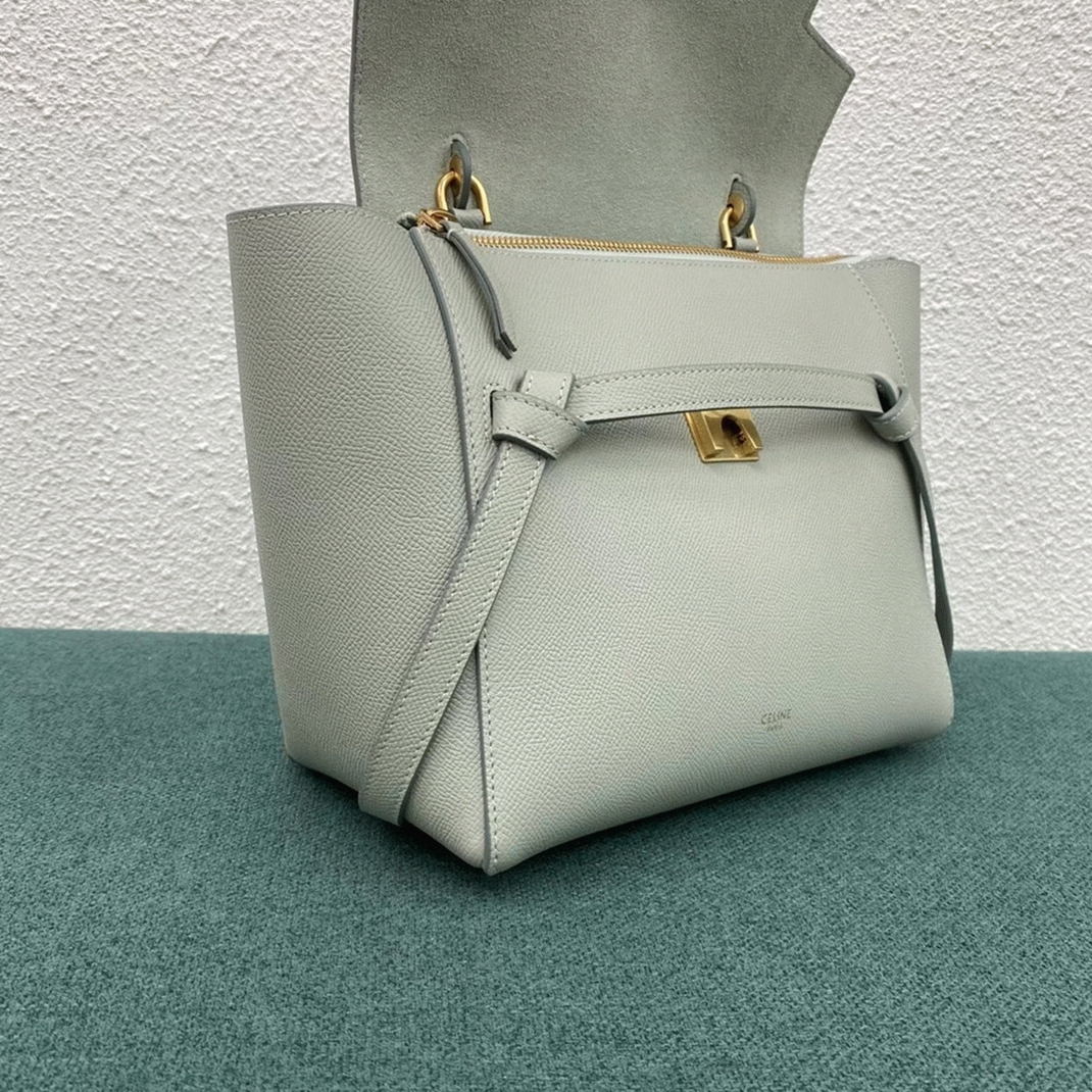 Celine Micro Belt Bag Knockoff in Vert D eau