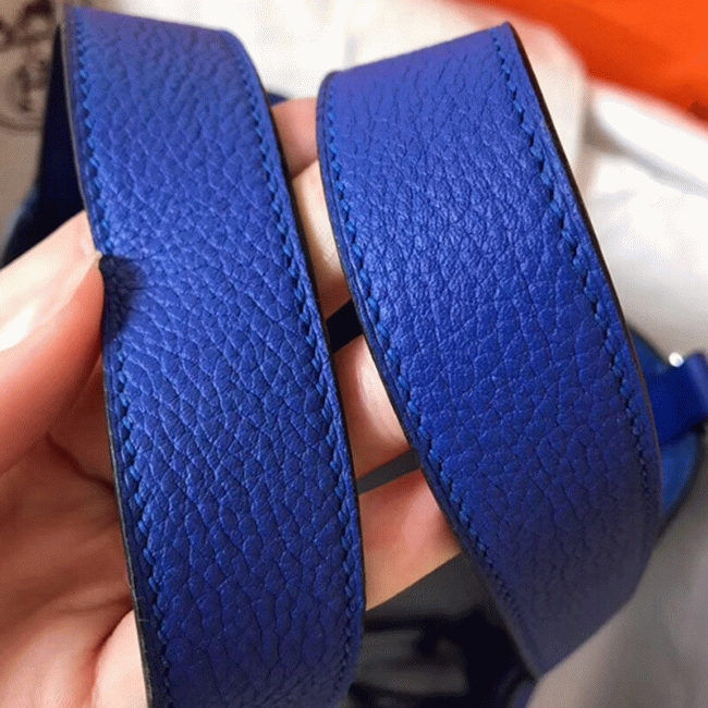 Electric blue knockoff Hermes Picotin Lock 22cm handbag