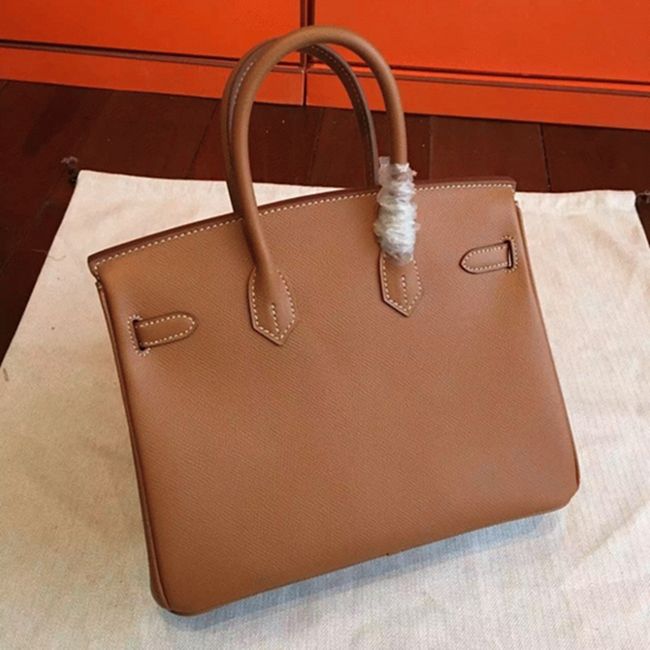 Brown Hermes Birkin 25cm AAAAA Quality Counterfeit