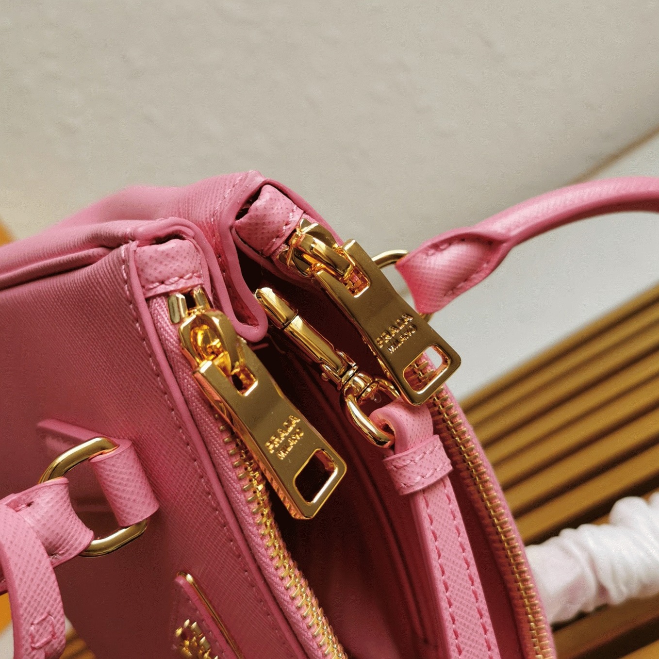 Pink Prada Mini Galleria Bag Fake