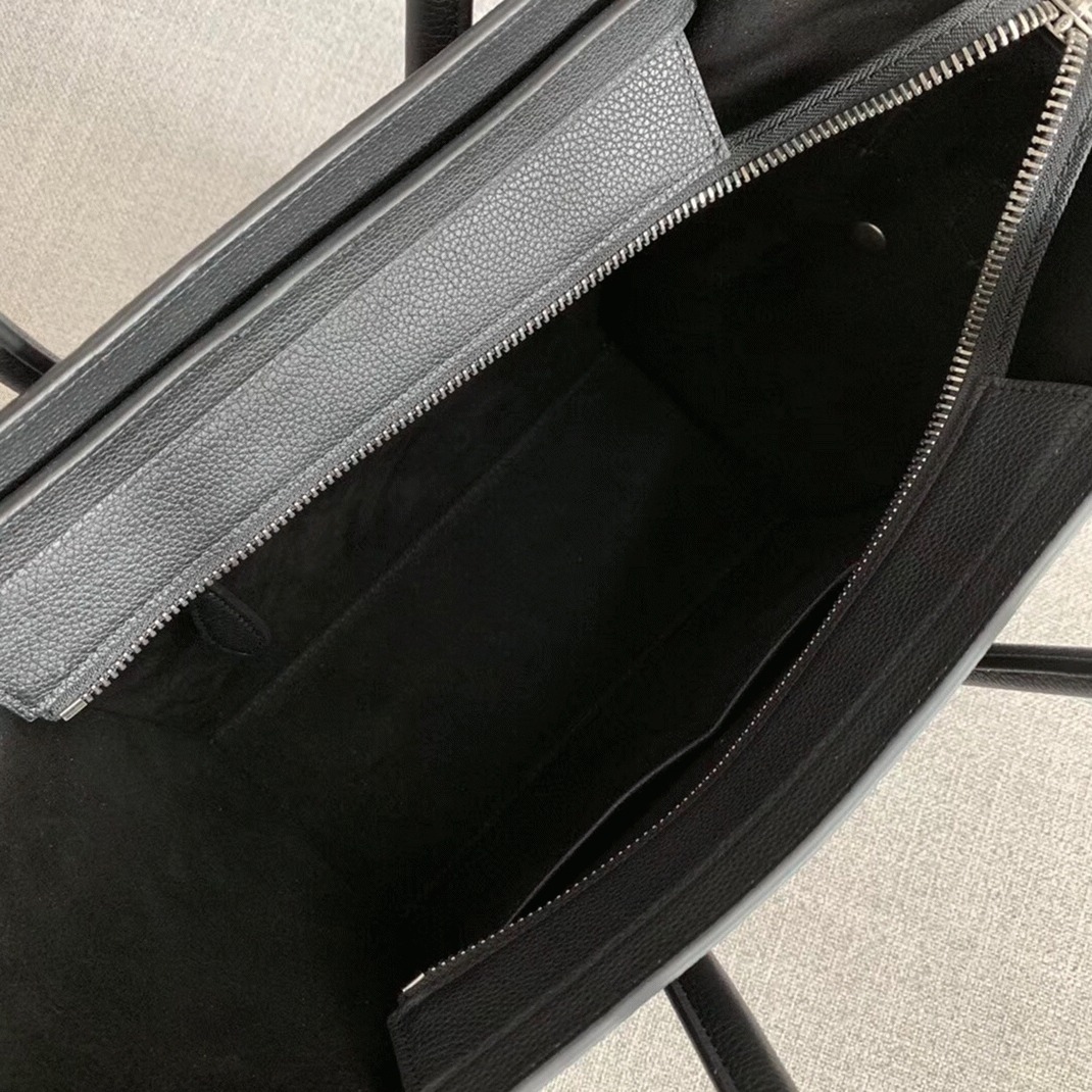 Celine Micro Luggage Tote Bag Replica in Black