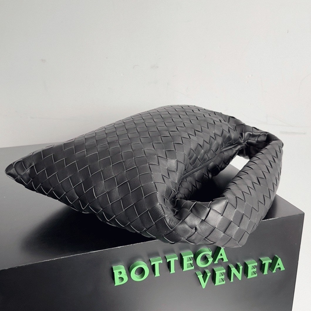 Replica Bottega Veneta Small Hop Bag Black