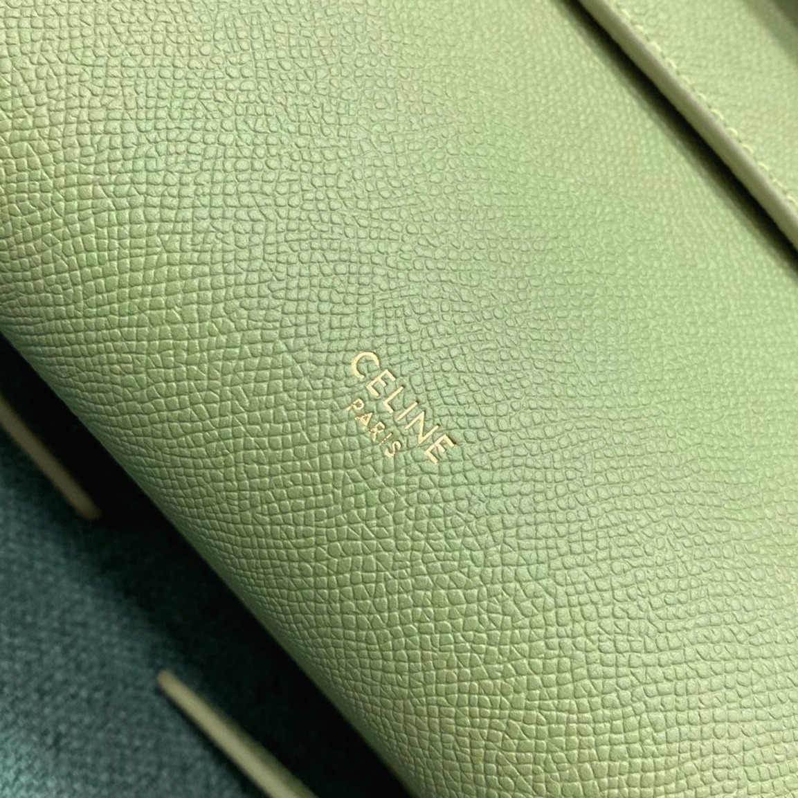Celine Belt Nano Bag Fake in Sage