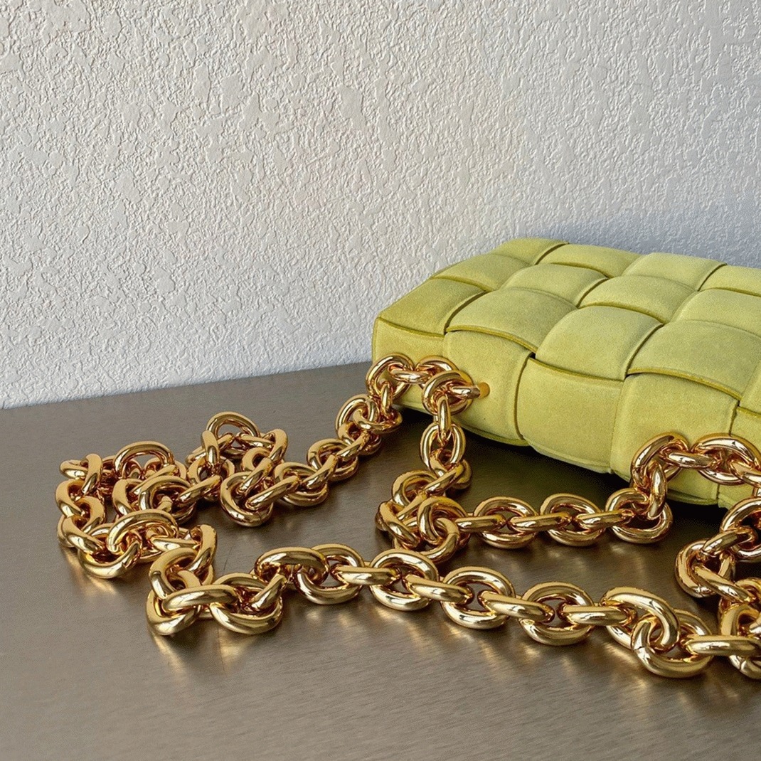 Top Quality Fake Bottega Veneta Chain Cassette Bag In Kiwi