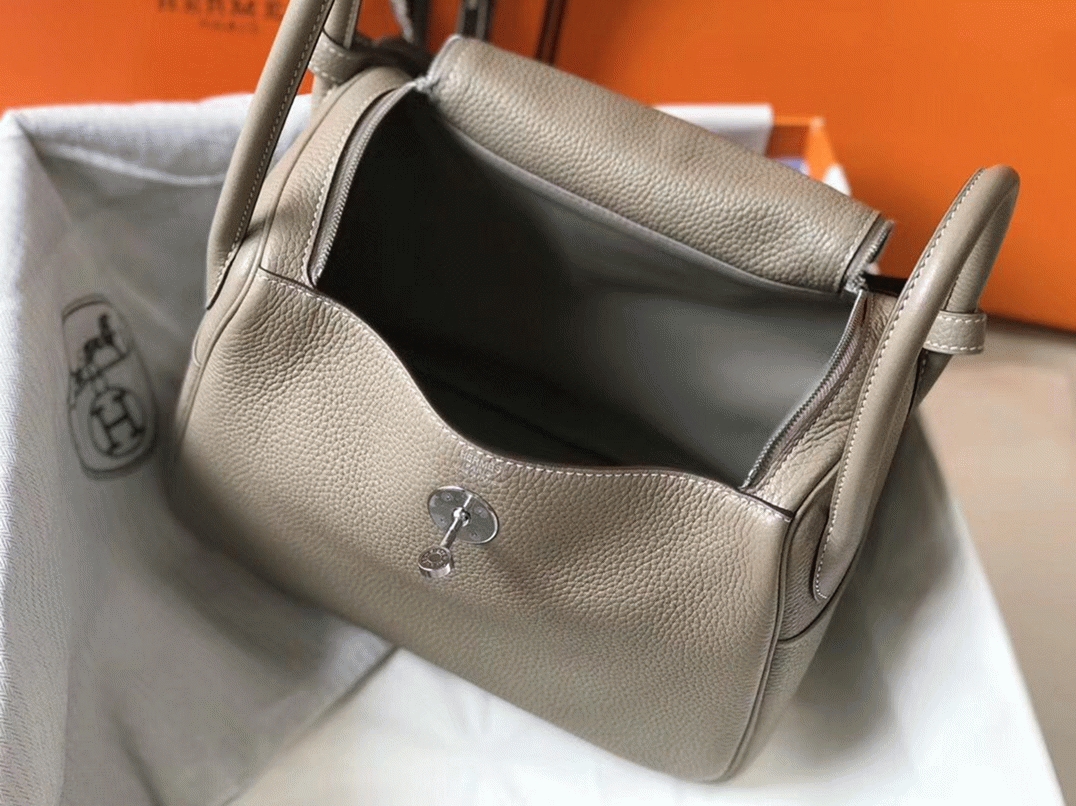 Knockoff Hermes Lindy bag 26cm in gris tourterelle