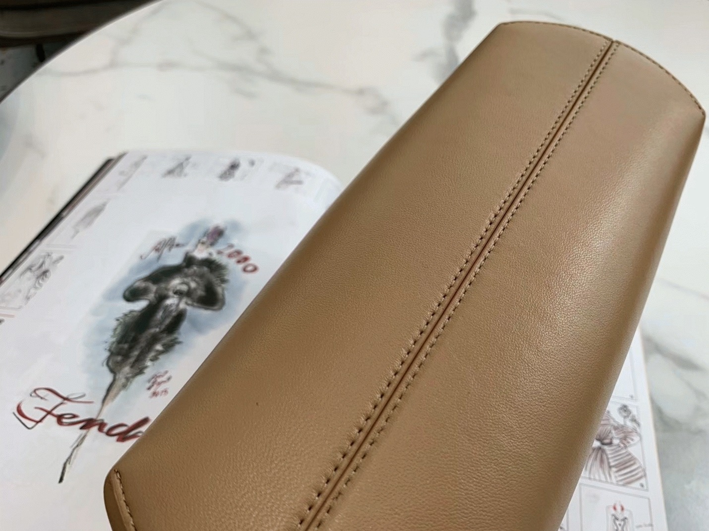 Top Quality Fake Fendi First Small Bag In Light Brown