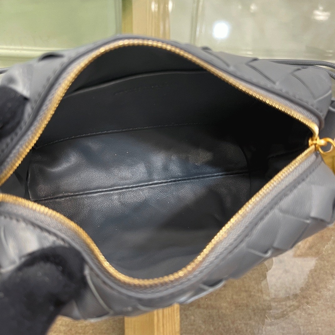 Fake Bottega Veneta Loop Mini Bag Grey