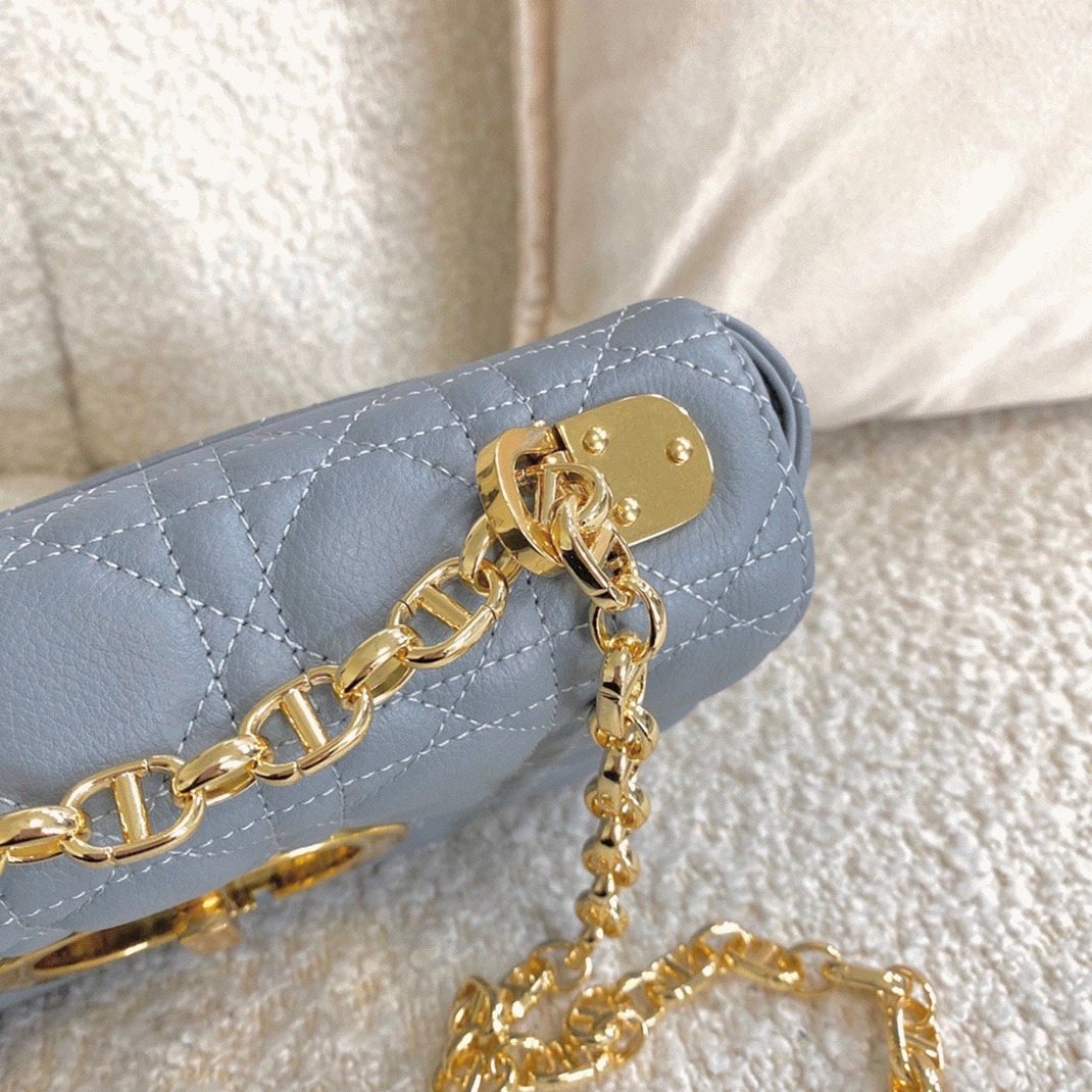 Dior Caro Small Bag Fake in Cloud Blue