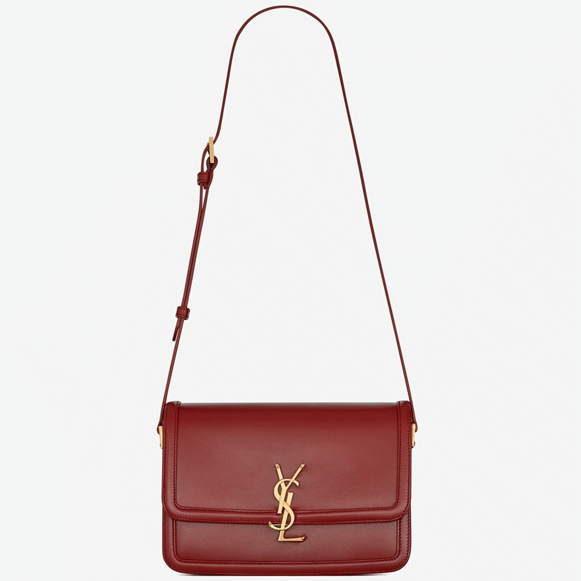 Fake Saint Laurent Medium Solferino Bag Red Calfskin